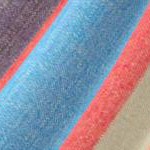 blue, yellow, red stripes