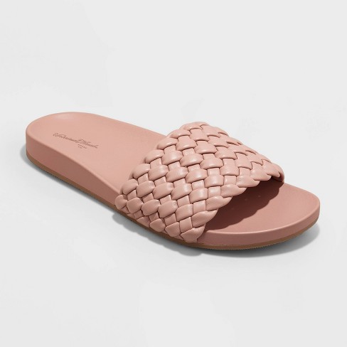 Women's Polly Woven Slide Sandals - Universal Thread™ : Target