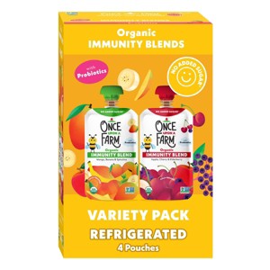 Once Upon A Farm Immunity Blend Variety Pack - 12.8oz/4ct - 1 of 4