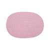 Unique Bargains Trivet Oval Rope Coaster Cotton Non-Woven Fabric 12.6"x8.66"x0.31" - 3 of 3