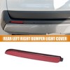 Unique Bargains Rear Left Right Bumper Reflector Light Cover for Toyota RAV4 2019-2021 for Lexus RC300 2016-2021 81920-08010 81910-08010 Red 1 Pair - 2 of 4