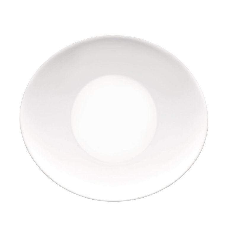 Bormioli Rocco 18 Piece White Moon Dinnerware, Service For 6, Tempered Opal Glass Dishes, Dishwasher & Microwave Safe, 2 of 10