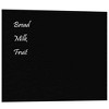 vidaXL Wall-mounted Magnetic Board Black 19.7"x15.7" Tempered Glass - 2 of 4