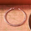 Ross-Simons Italian 14kt Rose Gold Cuban-Link Bracelet Size 7 - 3 of 4