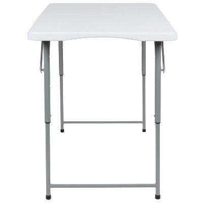 Adjustable Granite White Bi-Fold Portable Craft Table