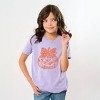 Pumpkin Doily Coquette - Youth Short Sleeve Graphic T-Shirt and Toddler Short Sleeve Graphic T-Shirt - 3 of 4