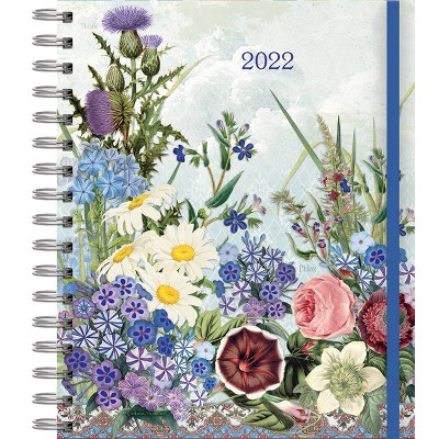 2022 File-It Planner 12 Month Spiral 7.75"x9.5" Botanical Gardens - Well St. by Lang