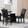KWPZQEB Dining Chairs Set of 2, Rustic Dining Chair with Cushions and Upholstered, High Back Kitchen Side Chair with Wood Legs for Dining Room - 2 of 4