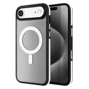 Entronix [Magnetic] Case Compatible with iPhone 17 Air - Translucent Matte Back w/ Rugged Edges - 1 of 4