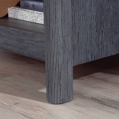 Denim Oak Computer Desk with Drawers and Shelves