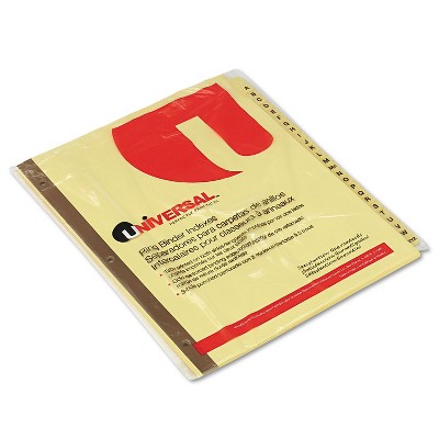 UNIVERSAL Preprinted Plastic-Coated Tab Dividers 25 Alphabet Tabs Letter Buff 25/Set 20812