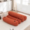 Adjustable Floor Sofa Upholstered Lazy Sofa Sleeper Sofa Bed Chaise Lounge Leisure Chair, Adjustable Straps for Versatile Configurations - ModernLuxe - 2 of 4