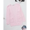 Clearlove Girls' Long Sleeve Chunky Knit Cardigan Front Open Thick Oversized Cozy Sweater Jacket - 2 of 4