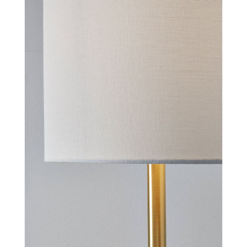 Signature Design by Ashley Maywick Table Lamp White/Brass, 4 of 5
