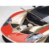 Ford GT Heritage Edition #5 "Holman Moody" Gold Metallic with Red and White Graphics 1/18 Model Car by Autoart - 3 of 4
