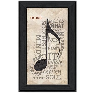 "Music" By Marla Rae, Ready to Hang Framed Print, Black Frame - 1 of 1