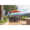 SimplyShade Catalina 120" Octagon Push Button Tilt Umbrella in Bronze/Lemon - 4 of 4