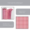 Smart Design Set of 6 12"x10ft Bonded Grip Shelf Liner Ruby Red Gingham: Non-Adhesive Classic Pattern for Kitchen & Dresser - 4 of 4