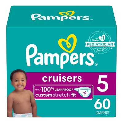 Pampers Cruisers Diapers - Size 5 - 60ct