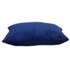 Parkland Collection,Miki Transitional Blue Lumbar Throw Pillow - 3 of 4