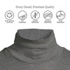 Lands' End Women's Supima Cotton Fitted Long Sleeve Turtleneck - 3 of 4