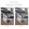 Micah Modern Chevron Black/Gray/Silver Area Rug - 3 of 4