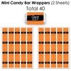 Big Dot of Happiness 2025 Orange Graduation Party Candy Favor Sticker Kit - 304 Pieces - 3 of 4