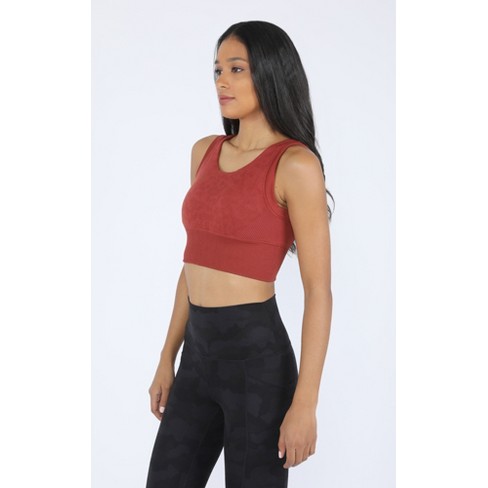 90 Degree By Reflex Womens 2 Pack Ribbed Seamless Bianca Strappy Back  V-neck Cropped Tank : Target
