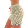 Just Love Women's Loop Terry Tie Dye Shorts - Comfortable and Stylish Loungewear for Summer - 2 of 3
