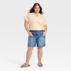 Women's Short Sleeve Flowy Popover Blouse - Universal Thread™ - 3 of 3