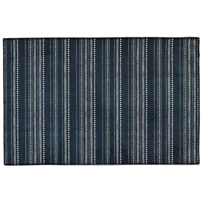 Homefires Global Stripes Indoor Rug Only – Bold, Colorful Accent Rug with Cultural Flair – Perfect for Living Room, Bedroom, or Office