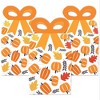 Big Dot of Happiness Fall Pumpkin - Square Favor Gift Boxes - Halloween or Thanksgiving Party Bow Boxes - Set of 12 - 2 of 4