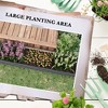 8x2x1ft Galvanized Raised Garden Bed Kit with Safety Edging for Flowers, Herbs and Vegetables - 4 of 4