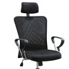 TiramisuBest Black Breathable Mesh Office Chair: Height Adjustable, Ergonomic & Mobile - 3 of 4