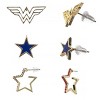 Wonder Woman DC Comics Superhero Book Fashion 6 Pack Costume Earrings Set For Women Multicoloured - 3 of 4