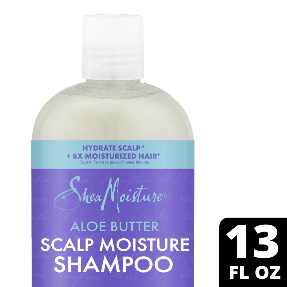 Photos - Hair Product Shea Moisture SheaMoisture Aloe Butter Scalp Moisturizing Shampoo - 13 fl oz 