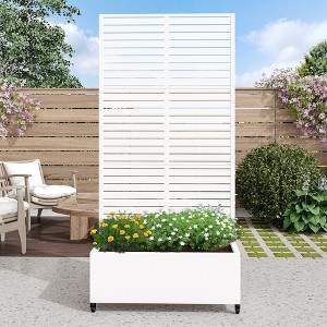PexFix Metal Wall Planter Box with Trellis for Climbing Plants - 1 of 4