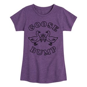 Girls' - Instant Message - Goose Bump Fitted Short Sleeve Graphic T-Shirt - 1 of 4