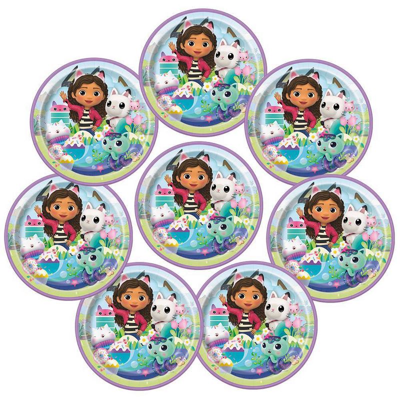 8ct Gabby&#39;s Dollhouse Paper Plates, 2 of 4