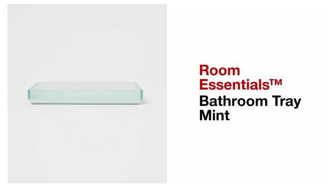 Bathroom Tray Mint - Room Essentials&#8482;, 2 of 9, play video