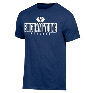 NCAA BYU Cougars Men's Short Sleeve Core T-Shirt - 1 of 3