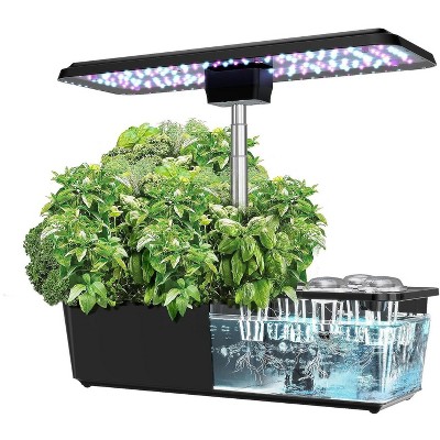 12-Pod Hydroponics System with Adjustable Height, 36W Full Spectrum LED Grow Light, Automatic Timer And Complete Gardening Set for Enhanced
