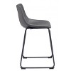 Zuo Smart Counter Stool (Set of 2) Charcoal - 4 of 4