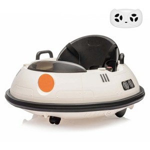 Jojoka 12V Bumper Car with Remote Control, Battery Powered Ride On Bumper Car, 360-Degree Spin, Lights, 3 Speed, Safety Belt, Dual Joysticks - 1 of 4