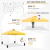 EAGLE PEAK 10x10 Pop Up Canopy Instant Tent w/ 4 Weight Bags - 2 of 4