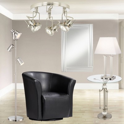 Sofija Rectangular Mirrored Glass Layered Frame Vanity Wall Mirror