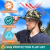 SUN CUBE Sun Hat for Men, Wide Brim Fishing Hat Neck Flap Cover Men, Women, Hiking, Camping, Sun Protection UV, Gardening - 3 of 4