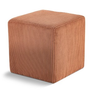 Meridian Furniture,Roy Microsuede Fabric Ottoman/Stool - 1 of 4