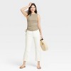 Women's Slim Fit Side-Tie Ruched Top - A New Day™ - image 3 of 3