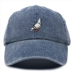 Dalix Pigeon Embroidered Cap Cotton Baseball Dad Hat for Men & Women Casual Cool - 1 of 4